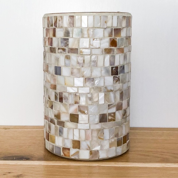 Shell candle holder yankee candle